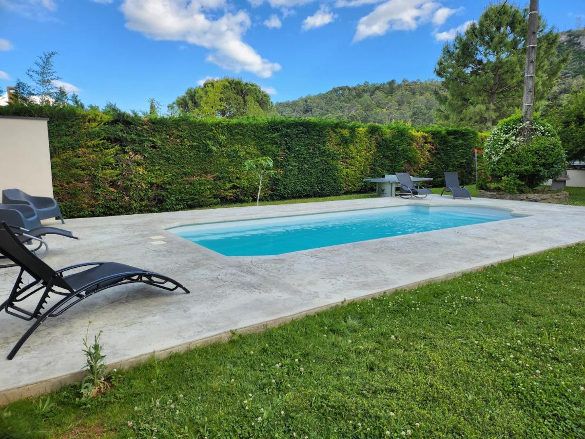 La Bastide Bleue Villa อ็องดูซ ภายนอก รูปภาพ